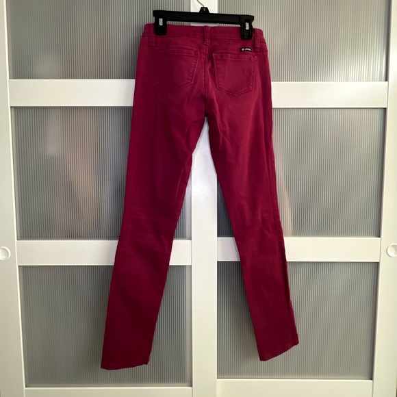 Girls Red Scissor stretch jeans - Picture 2 of 3